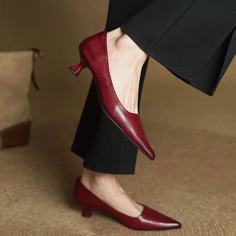 Serane | Leather Heels