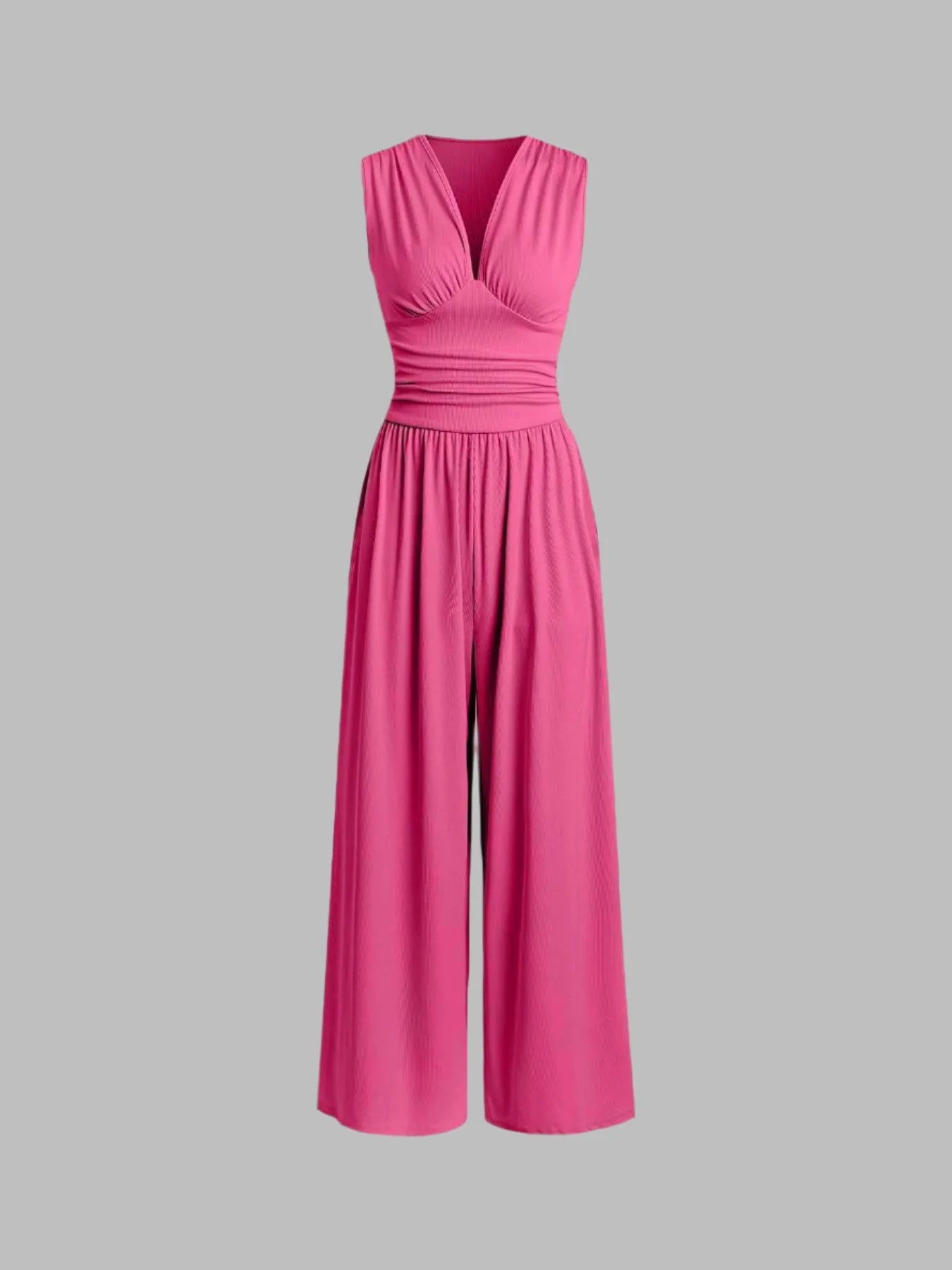 Selenae - Combinaison Large Sans Manches Chic