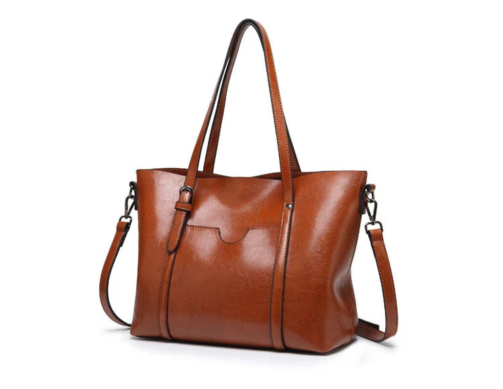 Sophia - Refined Elegance Leather Tote Bag