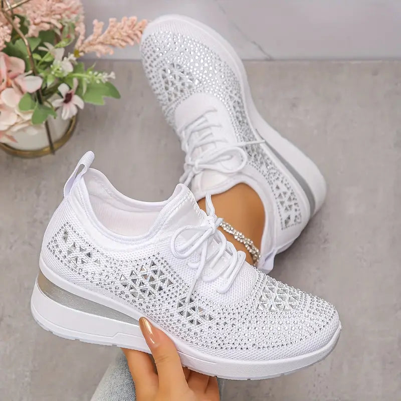 Women's Supportive Cushioned Sneakers – Breathable Comfort