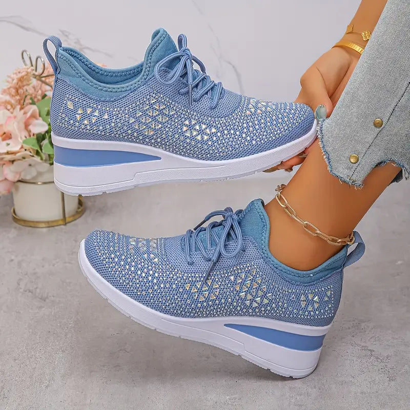 Women's Supportive Cushioned Sneakers – Breathable Comfort