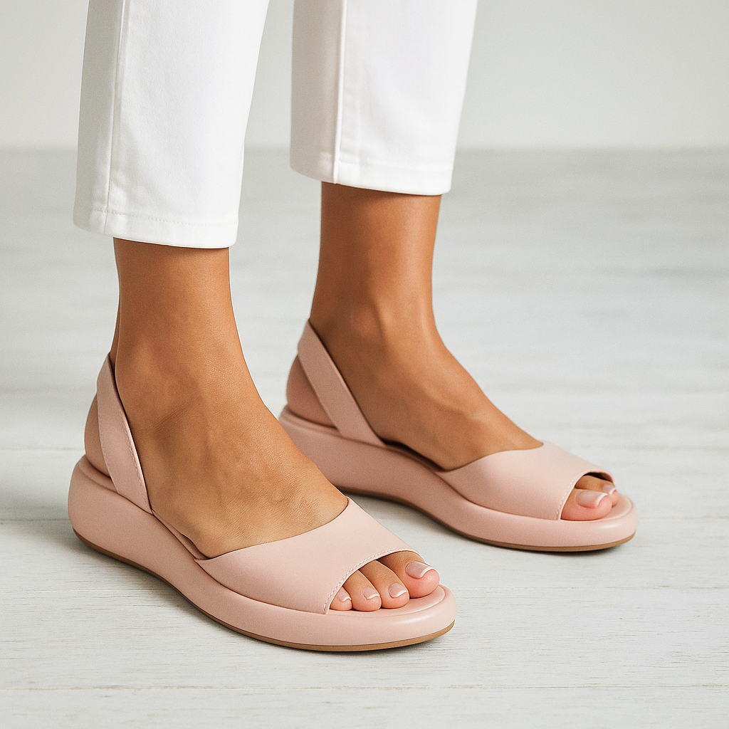 Women's Open-Toe Non-Slip Slide Sandals – Cushioned