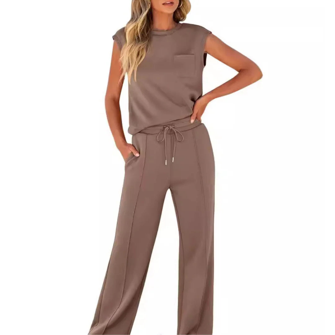 Women's Casual Summer Lounge Co-Ord Set – Relaxed Fit
