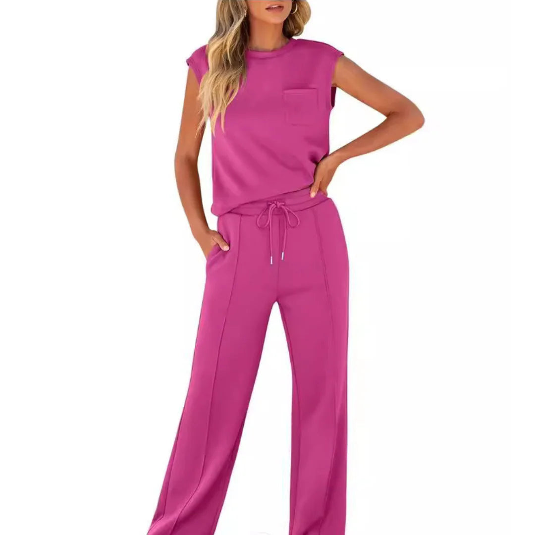 Women's Casual Summer Lounge Co-Ord Set | Relaxed Fit
