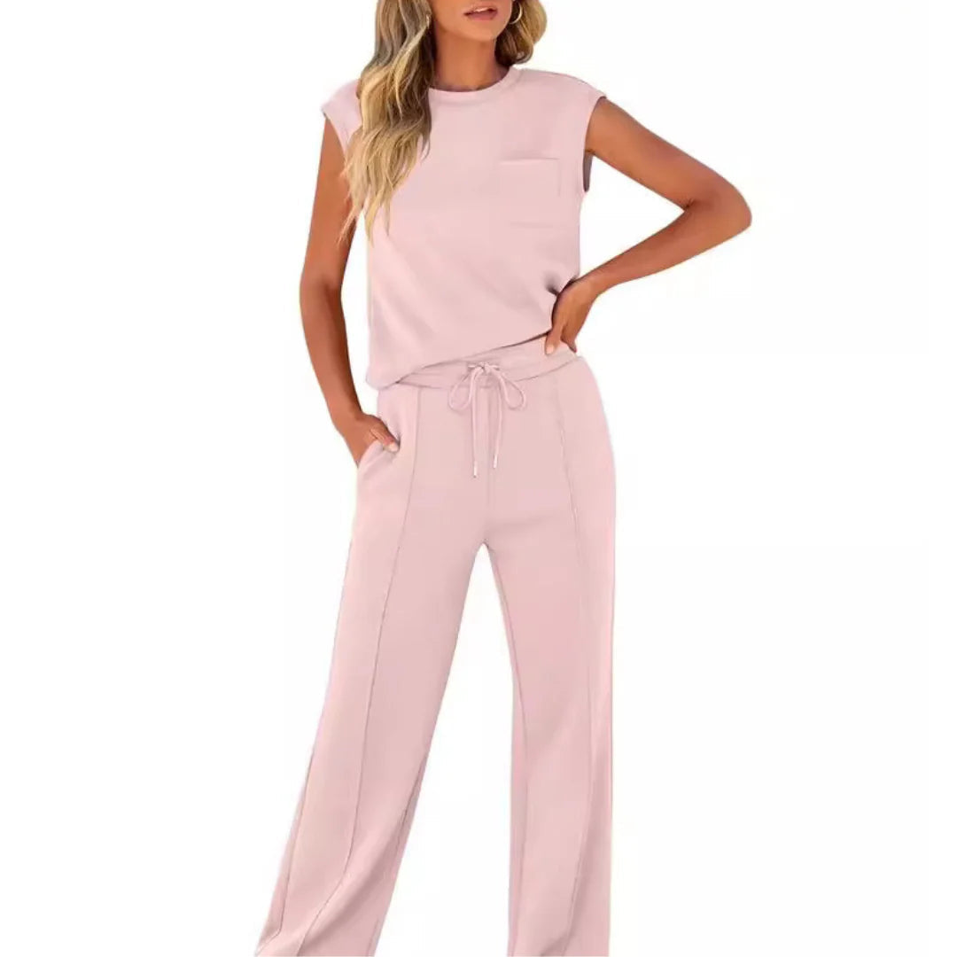 Women's Casual Summer Lounge Co-Ord Set | Relaxed Fit