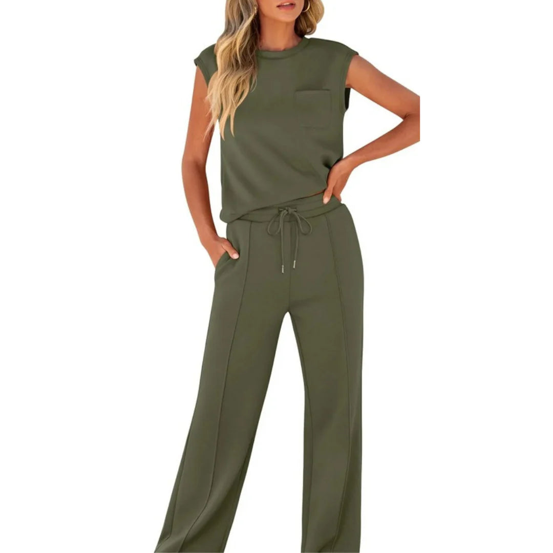 Women's Casual Summer Lounge Co-Ord Set | Relaxed Fit
