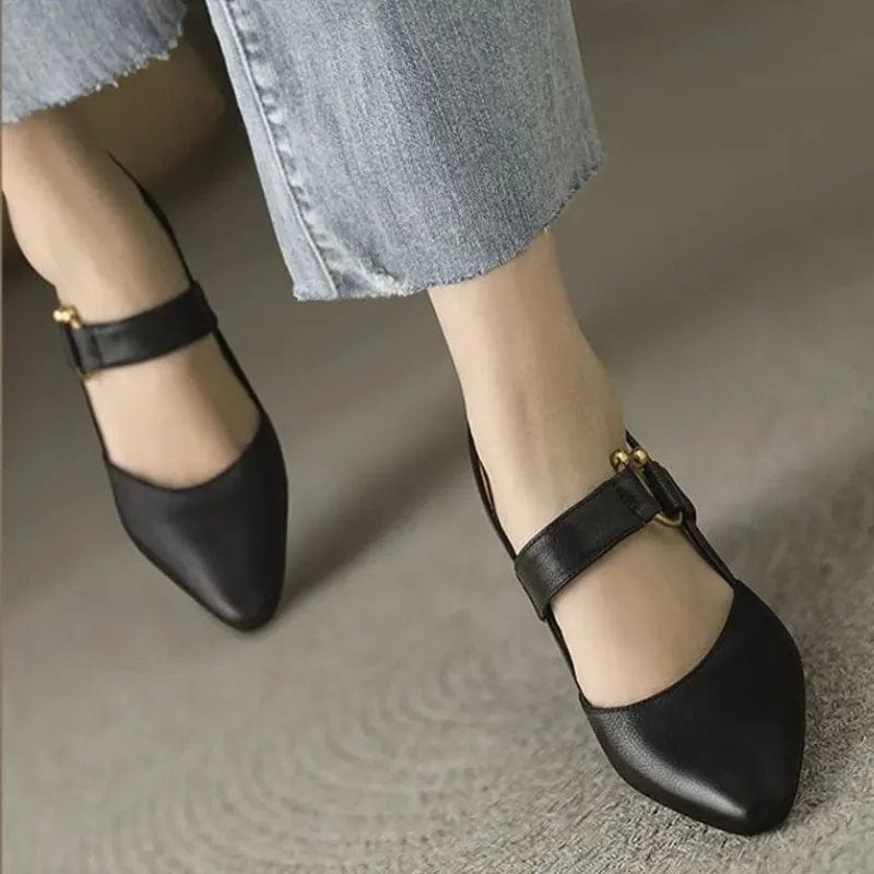 Women's Faux Leather Slingback Heels