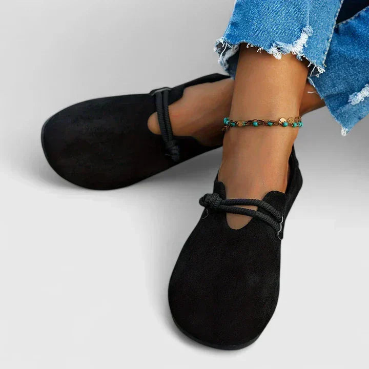 Women's Orthopedic Suede Comfort Loafers – Arch Support