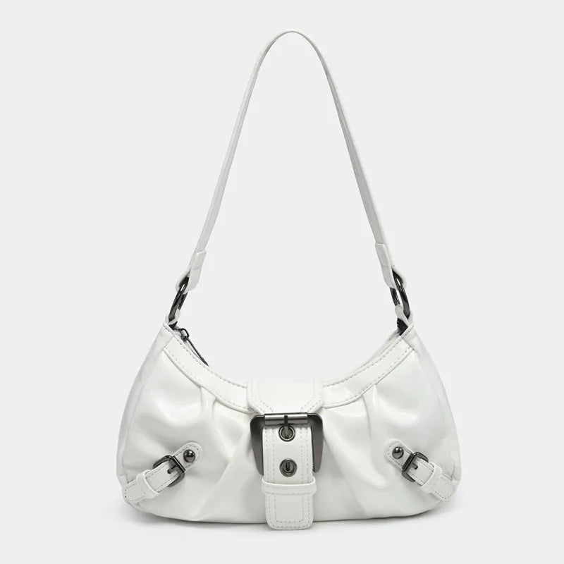 Women's Shoulder Bag Brown One Size Leather Retro Style