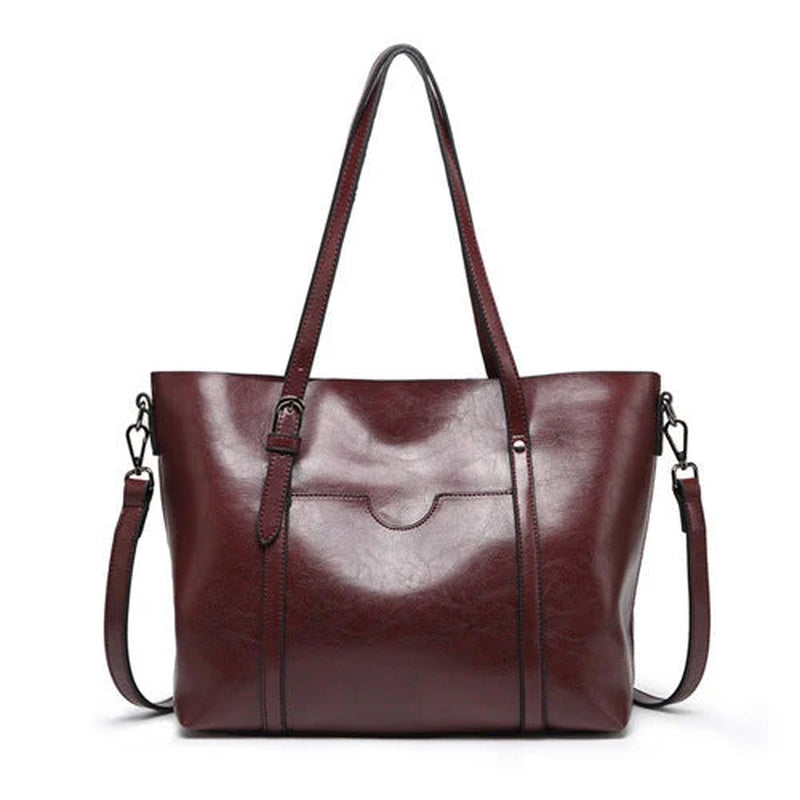 Sophia - Refined Elegance Leather Tote Bag