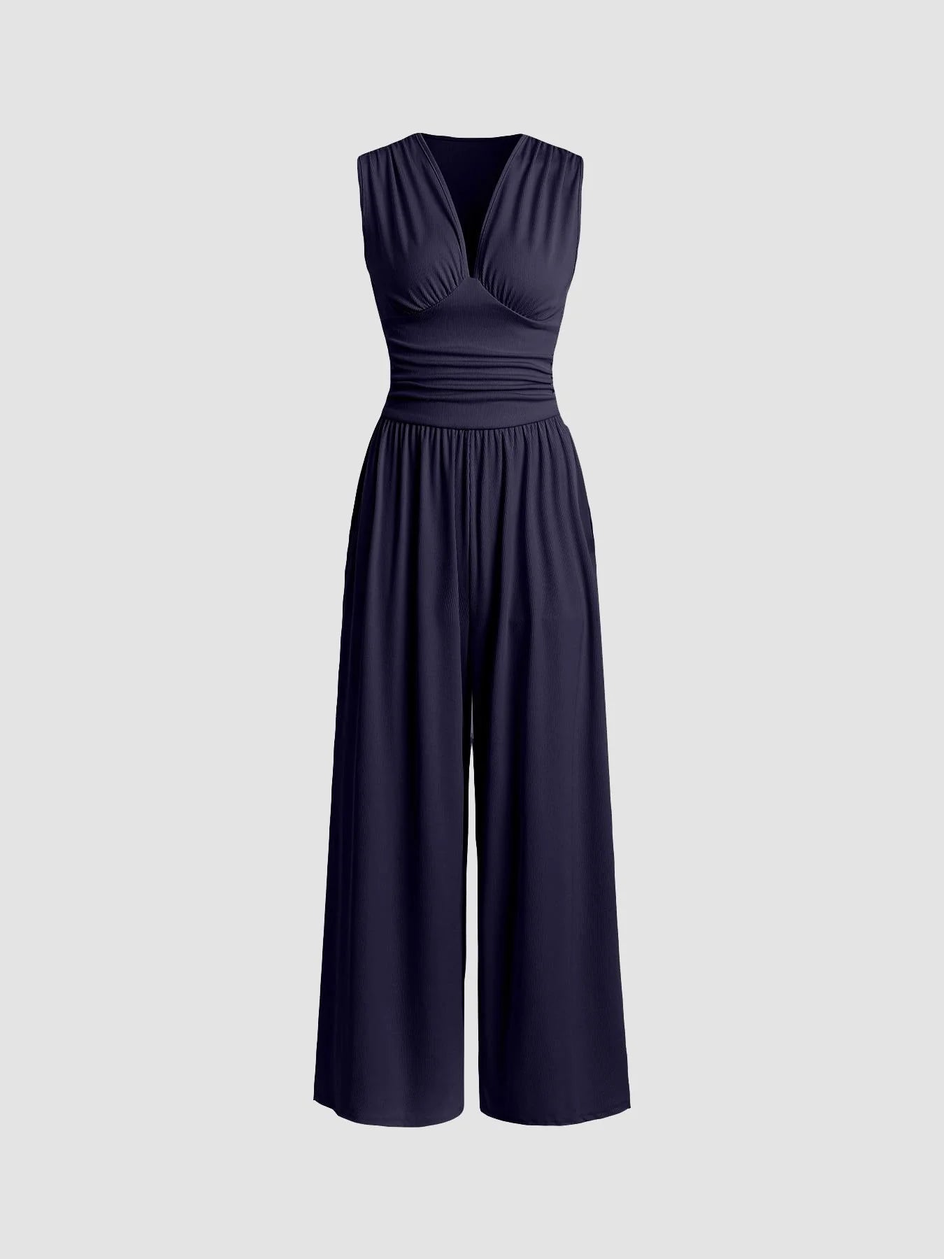 Selenae - Combinaison Large Sans Manches Chic
